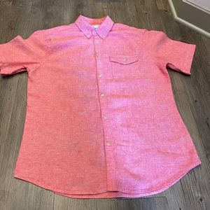 Old Navy red slim dress shirt